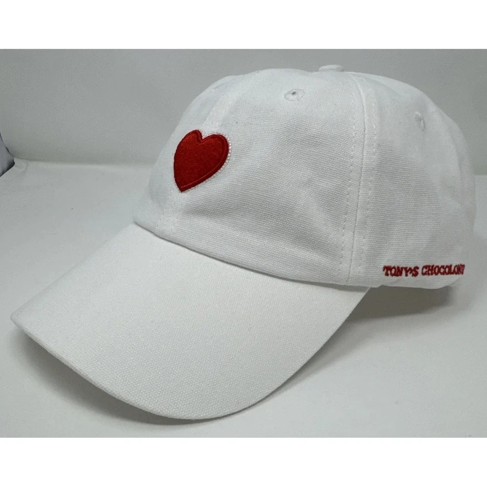 CJ Hendry Tonys Chocolonely White Hat Cap Strapback Valentines‎ Limited Edition